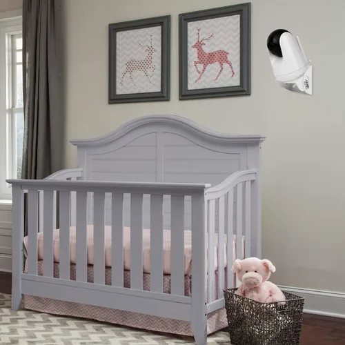 Vista 2 de Uogw Soporte para monitor de bebé, compatible con cámara VAVA VA-IH006/VA-IH009/Hipp, soporte de montaje en pared de ángulo ajustable