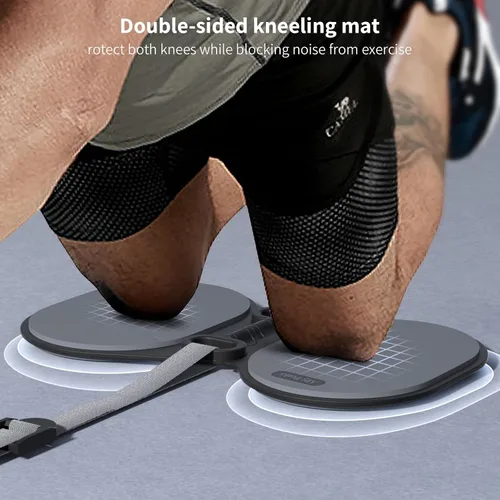 Vista 9 de Ally Peaks Rueda de rodillo abdominal con resistencia ajustable, abdominales de rebote automático y equipo de entrenamiento de núcleo