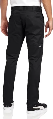 Vista 2 de Dickies - Pantalón de trabajo para hombre ajustado y recto con doble rodilla