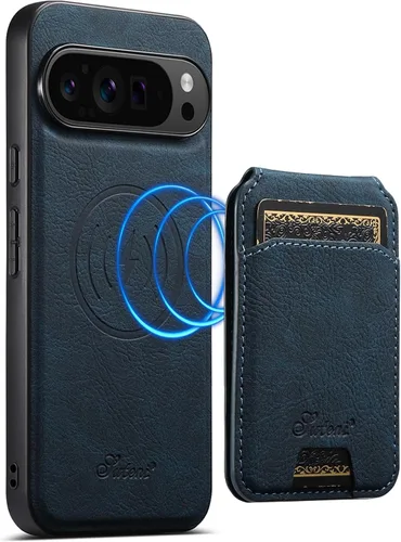 Vista 17 de PASNEW Funda para Pixel 9 Pro XL, Cartera de Cuero Premium con Soporte para Tarjetas [3 Tarjetas] con Soporte Plegable y Cubierta Magnética