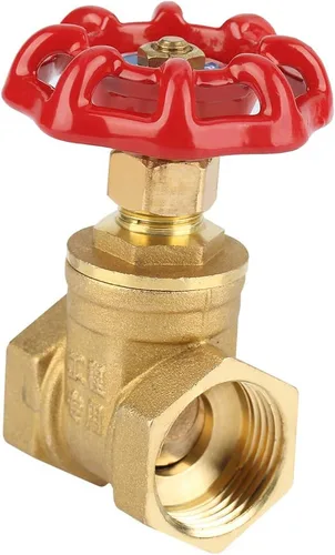 Vista 9 de Válvula de compuerta de latón roscada DN20 de 3/4 de pulgada Válvula manual de dos vías para aplicaciones de agua, aceite, gas, vapor, válvula