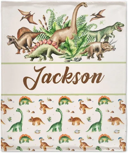 Vista 26 de Manta de dinosaurio para regalo, manta de franela ultra suave y acogedora, manta de forro polar ligera y mullida, manta de felpa cálida para sofá