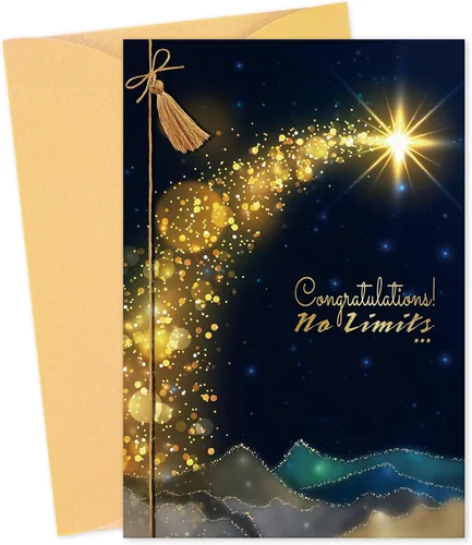 Vista 11 de D24TIME Tarjetas de graduación de clase de 2026 para él y ella, regalo de graduación feliz para hijo, hija, graduados de la escuela secundaria