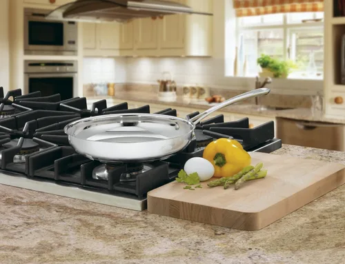 Vista 2 de Cuisinart Sartén abierta con contorno de acero inoxidable de 8 pulgadas