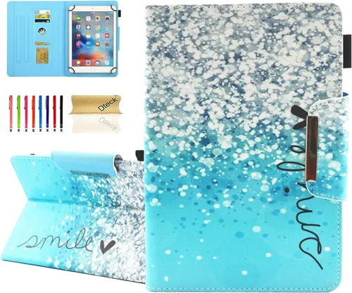 Vista 7 de Dteck Funda Universal (7.9" a 8.4") - Funda Protectora con Soporte Plegable para Apple iPad mini/Samsung Galaxy Tab 8.0 8.4 /Lenovo Tab 8" /onn.