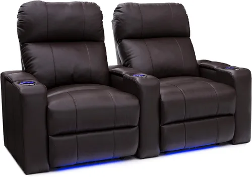 Vista 13 de Seatcraft Julius - Asiento de cine en casa (2 unidades), color negro
