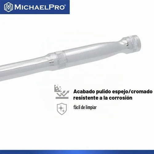 Vista 6 de MichaelPro Barra disyuntora de extensión de 1/2 pulgada x 24 pulgadas, acero Cr-V premium MP007006