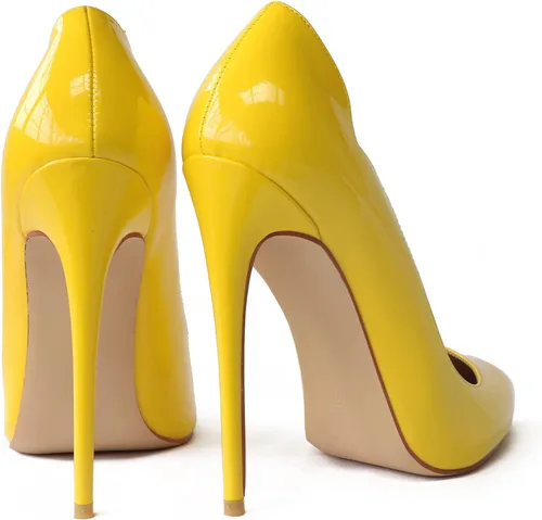 Vista 3 de COLETER Tacones altos para mujer, zapatos de vestir con punta puntiaguda de 4.72 pulgadas, tacones de aguja, zapatos de fiesta de noche