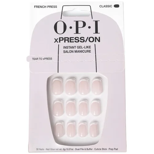 Vista 8 de OPI xPRESS/ON Press on Nails Short Round Classic, Long Almond & Coffin Shape Press-On Professional Nail Art Kit