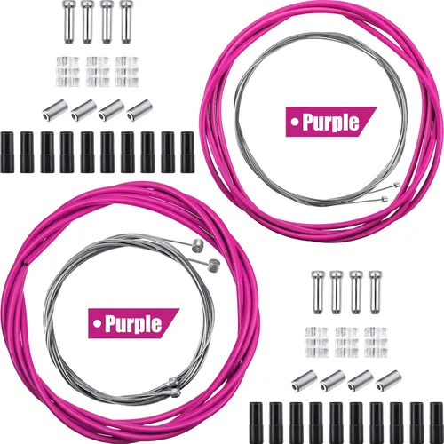 Vista 10 de Línea de transmisión universal de bicicleta Cambio de bicicleta Cable y cable de freno Kit para reparación de bicicletas de montaña