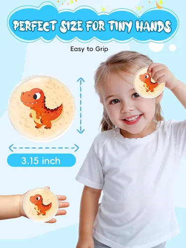 Vista 6 de Paquetes de hielo para niños para golpes (Boo Boos), 6 unidades, elegible para FSA HSA, paquetes de hielo de gel pequeños para bebés para lesiones