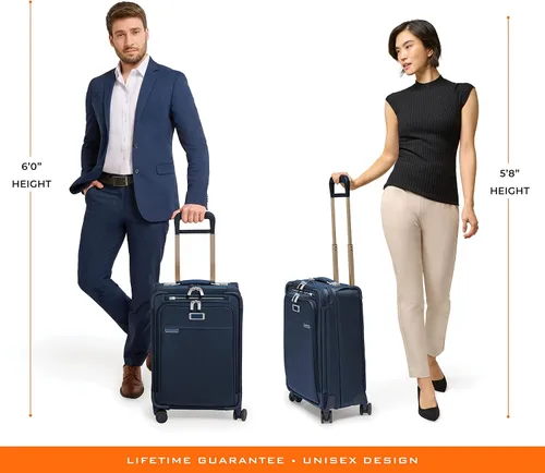 Vista 22 de Briggs & Riley Spinner, Azul Marino, 22-inch Baseline Essential Carry-On, Briggs & Riley Spinners de línea base