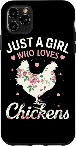 Vista 13 de Just A Girl Who Loves Chickens, Floral Farmer Girl Case for iPhone 17