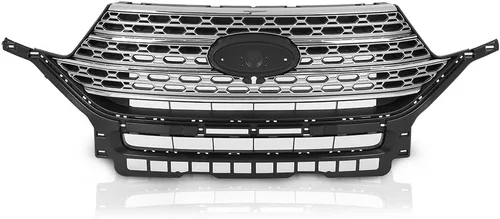 Vista 11 de CNNELL Parrilla para puerta de faros delanteros, 1 par, color negro cromado, compatible con Ford F150 F250 F350 Bronco 1992-1996