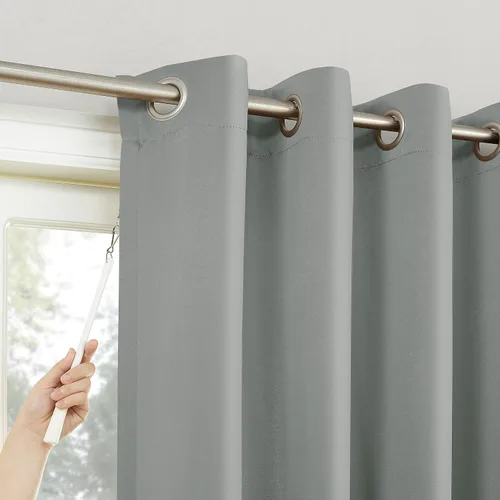 Vista 20 de Sun Zero Easton - Cortina opaca con ojales, ahorro de energía, 40 x 63 pulgadas, cebada