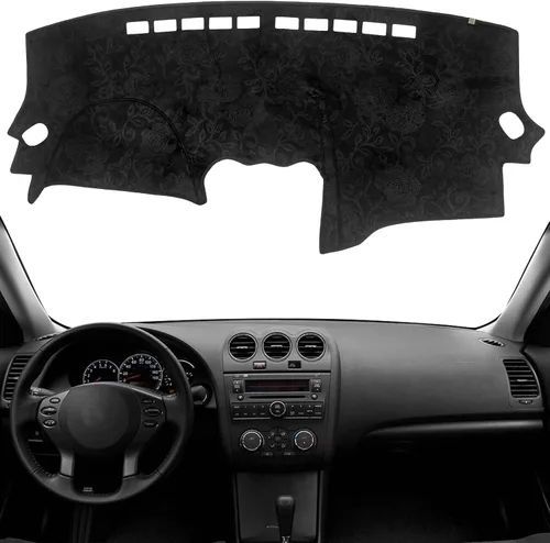 Vista 12 de Alfombrilla Protectora para Salpicadero Compatible con Nissan Altima 2012-2007 (Código de Cuerpo L32, Sin Modelos HUD), Alfombrilla Antirreflejos