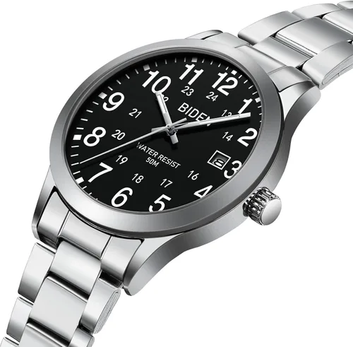 Vista 3 de LN LENQIN Relojes para hombre analógicos de cuarzo deportivos unisex, impermeables a 30M, reloj de enfermera para hombres y mujeres, profesionales