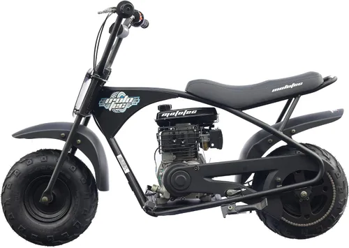 Vista 3 de MotoTec Mini bicicleta a gasolina de 105 cc y 3.5 HP, color negro (MT-MiniBike-105cc_Black)