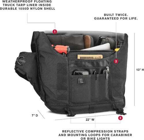 Vista 6 de Chrome Citizen - Bolso bandolera con hebilla icónica para cinturón de seguridad Citizen