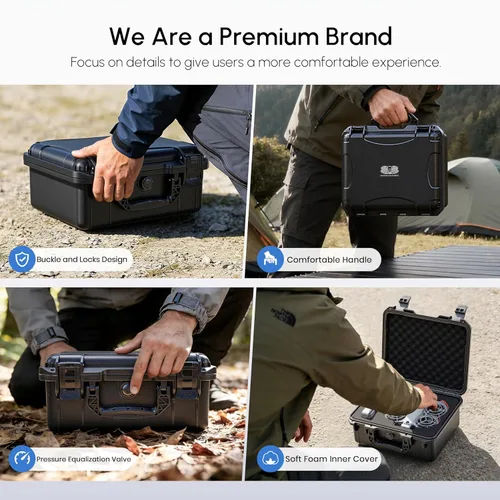 Vista 5 de STARTRC Funda NEO 2, funda impermeable de transporte duro para DJI Neo 2, accesorios para controlador RC-N【NO para RC 2/RC】