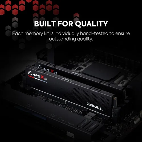 Vista 5 de G.Skill Flare X5 F5-5600J3636D32GX2-FX5 Módulo de mémoire 64 Go 2 x 32 Go DDR5 5600 MHz