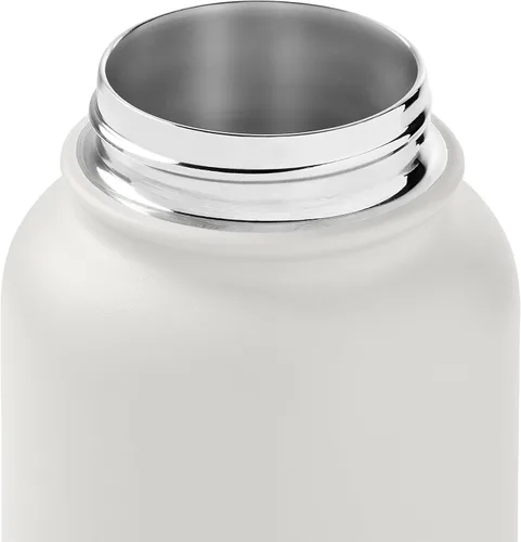 Vista 7 de Retrospec Botella de agua aislada de aliso con tapa de popote y tapa de asa, termo de acero inoxidable con boca ancha de doble pared aislada al