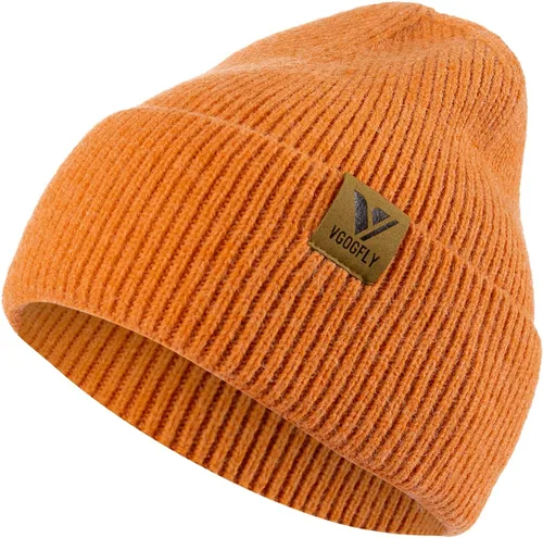 Vista 8 de Vgogfly Gorro de invierno para hombre, gorro de punto holgado con forro cálido para hombre, gorro de invierno con rayas para mujer Negro