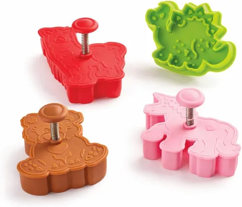 Vista 11 de Cortadores de galletas Animal Cracker de Mrs. Anderson's Baking, libres de BPA, juego de 4