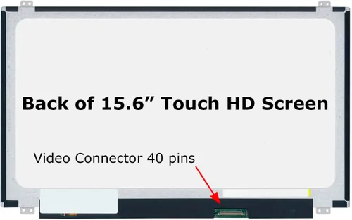 Vista 2 de Pantalla LCD SCREENARAMA para HP 15-DA0014DX OnCell Touch 1366x768 HD brillante de repuesto con herramientas 40pin Glossy HD 1366x768 LCD LED