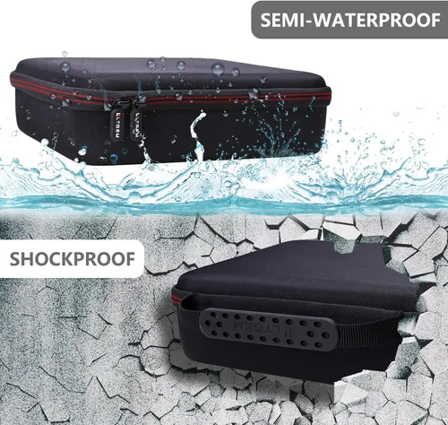 Vista 7 de LTGEM - Funda rígida de EVA para taladro inalámbrico DECKER 20V MAX (LDX120C/LD120VA) y accesorios, bolsa protectora de almacenamiento