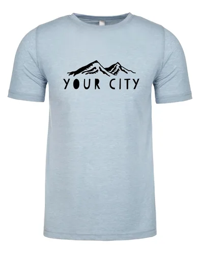Vista 22 de I'd Hike That, Graphic Men's Tee, Funny T Shirt, Shirts with Sayings, Stonewash Blue or Sage (XL, Stonewash Blue)