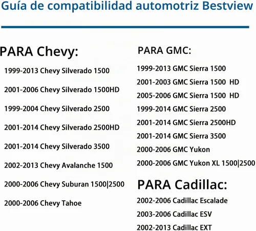 Vista 6 de Bestview Luces de Matrícula Lámpara de Placa con Cubierta de Carcasa Negra Bombillas Blancas de 6000K Conjunto de Repuesto para Chevy Silverado GMC
