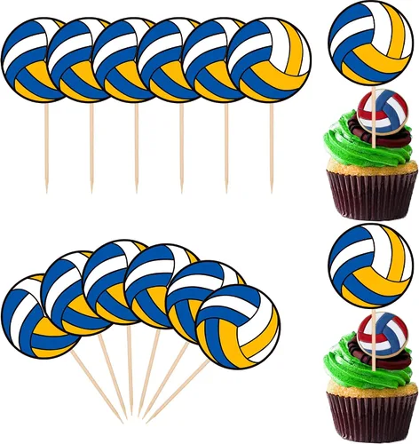 Vista 19 de Rsstarxi Paquete de 12 adornos 3D para cupcakes de baloncesto para decoración de tartas de baloncesto para temática deportiva, baby shower, fiesta