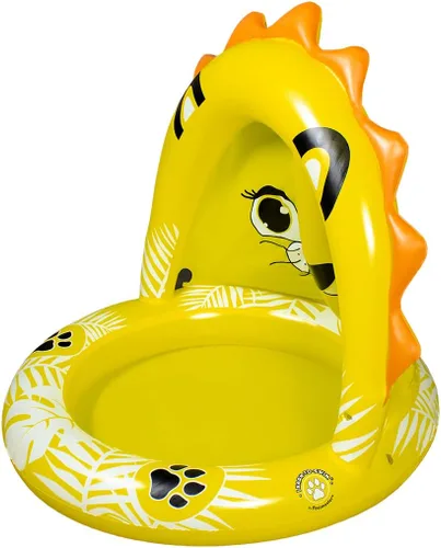 Vista 3 de Poolmaster Piscina inflable para niños con sombrilla, bebé león pequeño