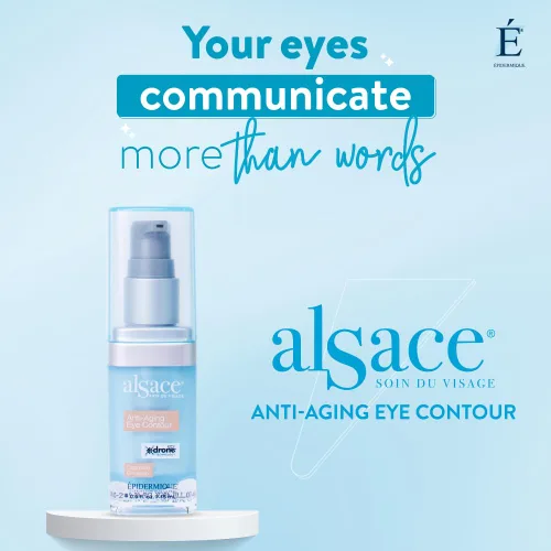 Vista 2 de EPIDERMIQUE - Contorno de ojos antienvejecimiento Alsace Crema hidratante para ojos con bioactivos, vitamina C y ácido hialurónico para arrugas