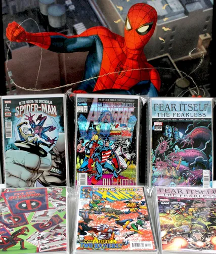 Vista 9 de Paquete de Regalo de Libros de Cómics Premium - Colección de 24 - SOLO MARVEL - Bolsa de Ataque de Cómics de Superhéroes
