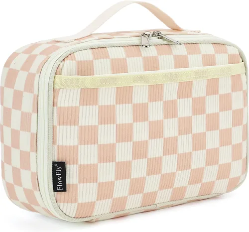 Vista 38 de Flowfly - Lonchera para niños, bolsa escolar aislada duradera con correa de hombro y soporte para botellas, minihielera térmica resistente al agua