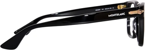 Vista 3 de Mont Blanc MB0266O 005 54 Nuevos Gafas para Hombre, Negro