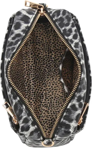 Vista 122 de FashionPuzzle Triple Zip Small Crossbody Bag