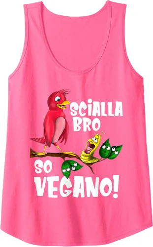 Vista 13 de Scialla Vegano divertente Animalista Vegetariano vegan funny Tank Top