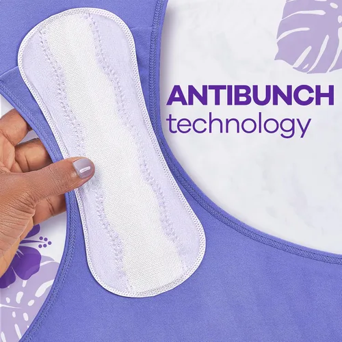 Vista 9 de Always Panty Liners para mujer Anti-Bunch Xtra Protection Daily Liners, largos, sin perfume, 108 unidades (paquete de 4)