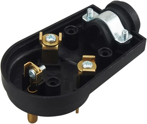 Vista 6 de BELOMI Enchufe RV de 30 amperios, adaptador de enchufe de repuesto resistente NEMA TT-30P, conector de alimentación eléctrica de 125 V, extremo