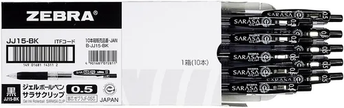 Vista 4 de Bolígrafo Zebra Sarasa Clip 0.5 mm, negro (JJ15-BK)