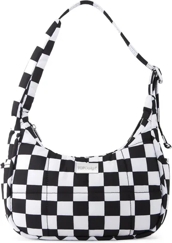 Vista 35 de TOPDesign Bolso de hombro acolchado para mujer, bolso de mano ultraligero con cremallera, correa ajustable