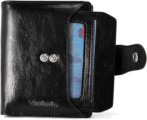 Vista 9 de BOSTANTEN Bolsos de cuero para mujeres ocultos llevar señoras grandes diseñador Hobo bolsas paquete con mujeres cartera de cuero RFID bloqueo