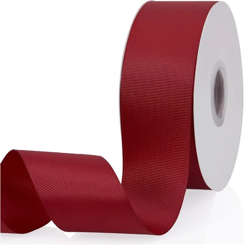 Vista 47 de Cinta de grogrén de doble cara de color liso azul bebé de 1-1/2 pulgadas x 50 yardas para envolver regalos, bodas, fiestas, manualidades, lazos