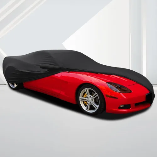Vista 4 de WinPower Funda para automóvil deportivo de interior de 154 a 169 pulgadas, elástica, a prueba de polvo, cubierta completa para garaje subterráneo