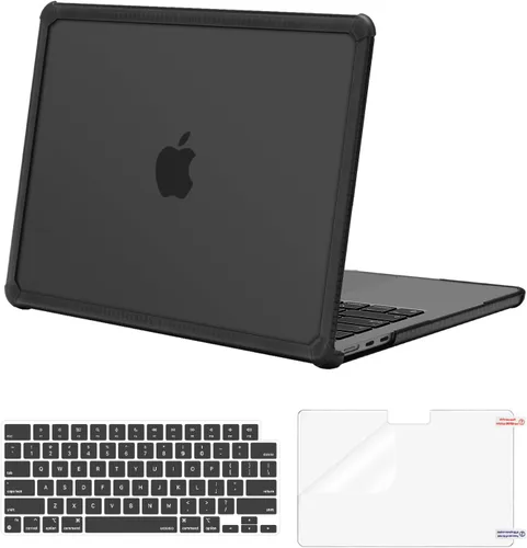 Vista 23 de MOSISO - Funda compatible con MacBook Air de 13 pulgadas M5 2026 M4 M3 M2 2025-2022 A3449 A3240 A3113 A2681, Kit 3 en 1 resistente a las grietas