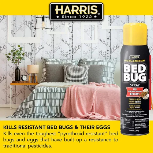 Vista 2 de Harris Eliminador de Chinches Más Resistente, Spray en Aerosol de 16 oz