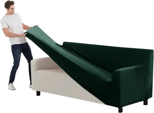 Vista 30 de Funda para Sofá de Terciopelo, Fundas Elásticas para Sofá para Funda Principal Separada/Respaldos y Cojines de Asiento, Funda para Sofá, para Fundas